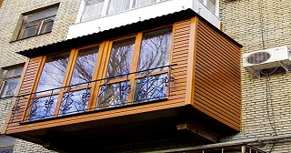 Внешняя отделка балкона Рыбинск цена от 1041 руб. м/2.
